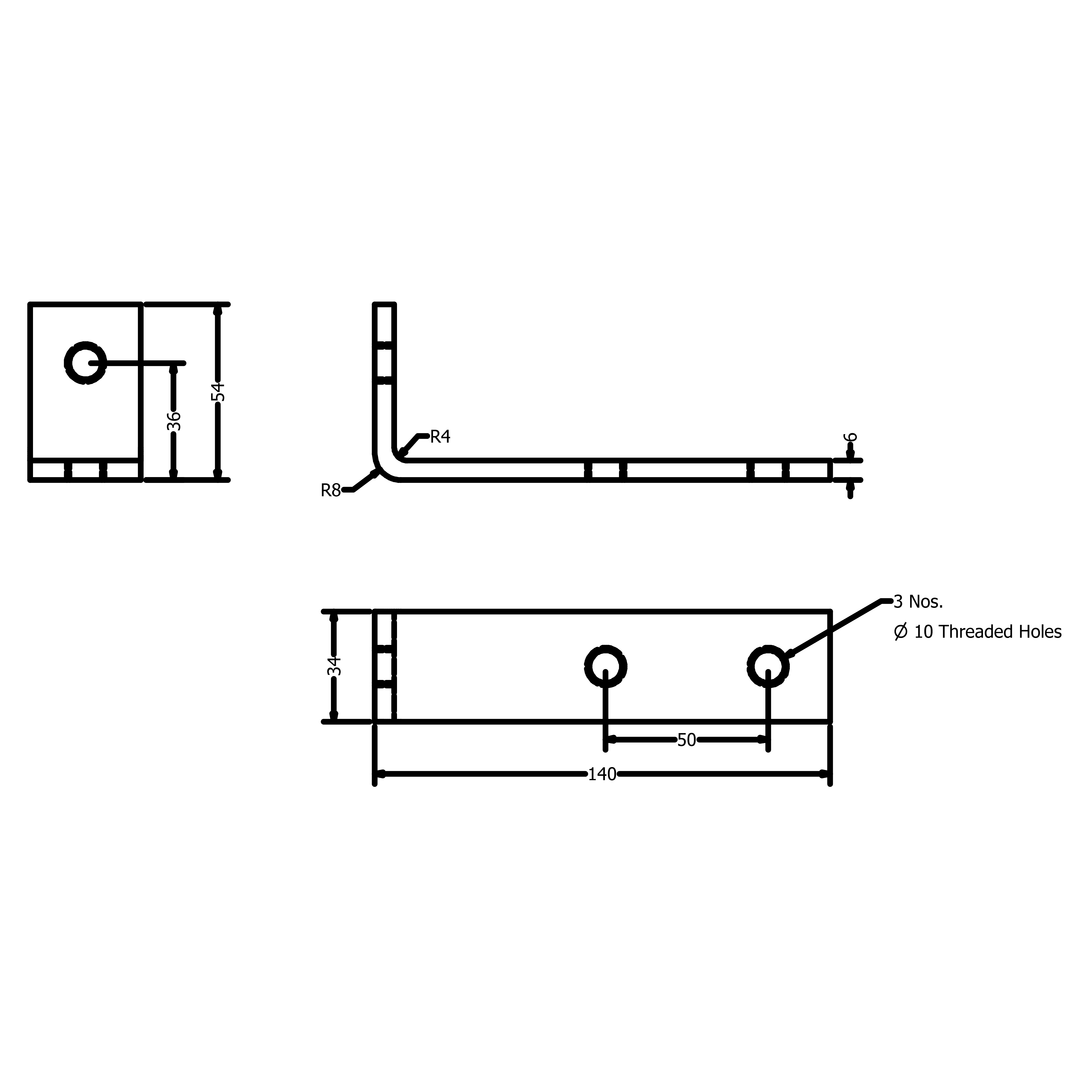 FXR Mounting Angle 90 (Internal) (2)